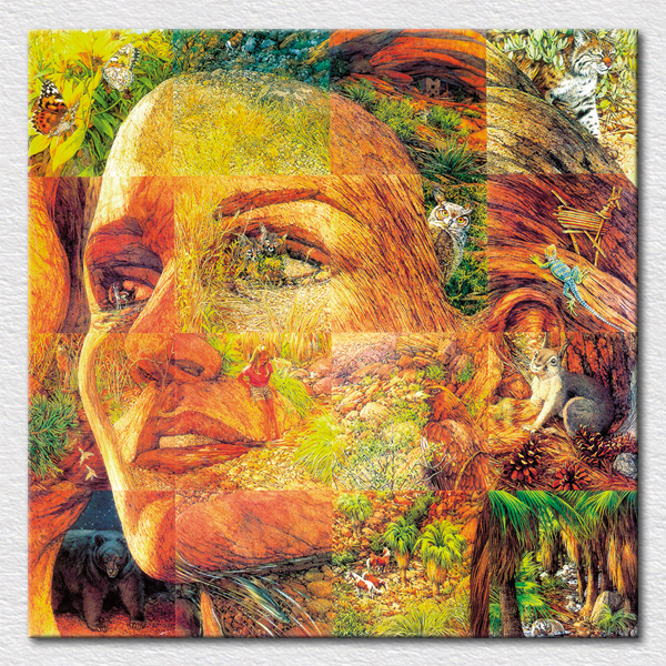 600x600 Canvas Prints Beauty Art Picture Color Puzzle Picture Painting - Jigsaw Painting