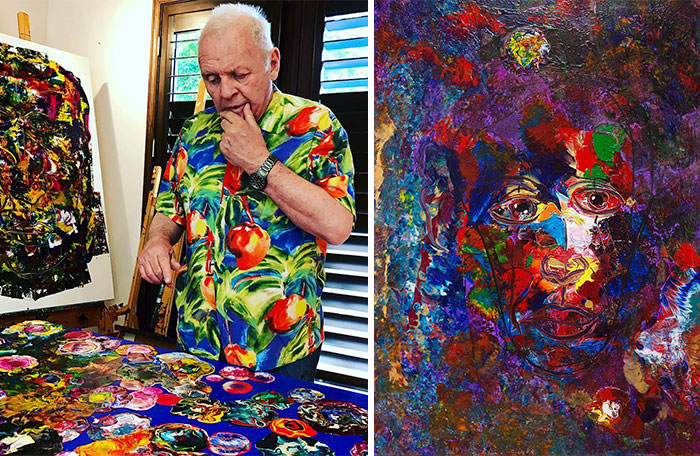 700x456 Jim Carrey Painting And 10 More Celebrities Who Paint As A Hobby - Jim Carrey Painting