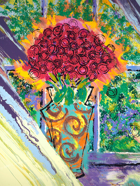 451x600 Artwork By Jim Carrey - Jim Carrey Painting