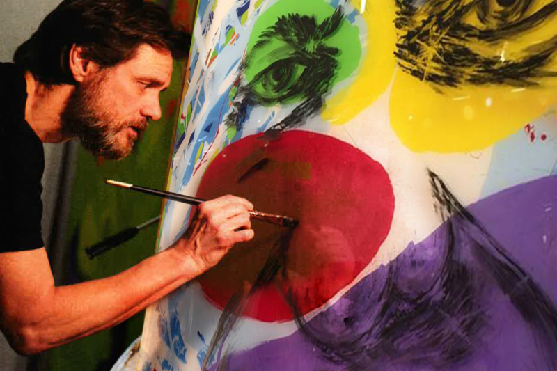 800x533 Jim Carrey Art Exhibit - Jim Carrey Painting