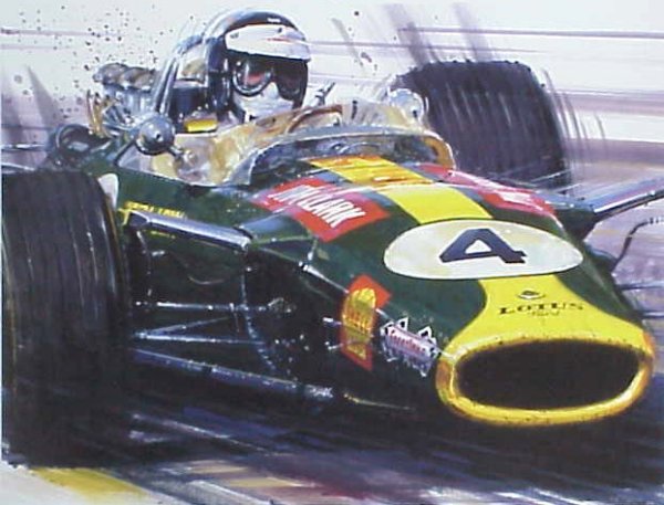 600x457 Green And Yellow - Jim Clark Painting