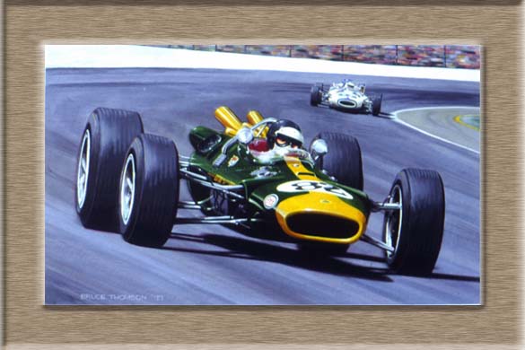 585x390 The Atlas F1 Gallery - Jim Clark Painting