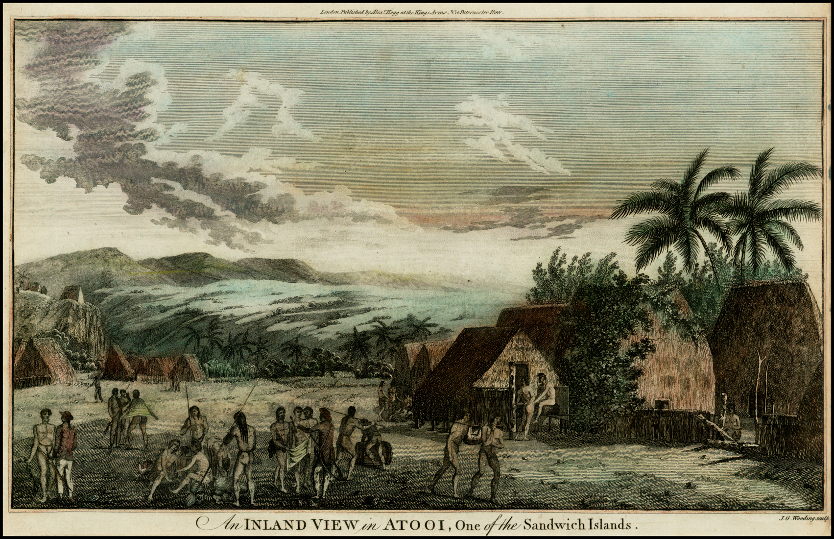 1703x1100 Filean Inland View In Atooi, One Of The Sandwich Islands (1785 - Jim Cook Painting