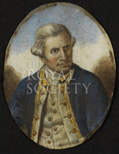 388x500 Miniature Of James Cook Royal Society Picture Library - Jim Cook Painting