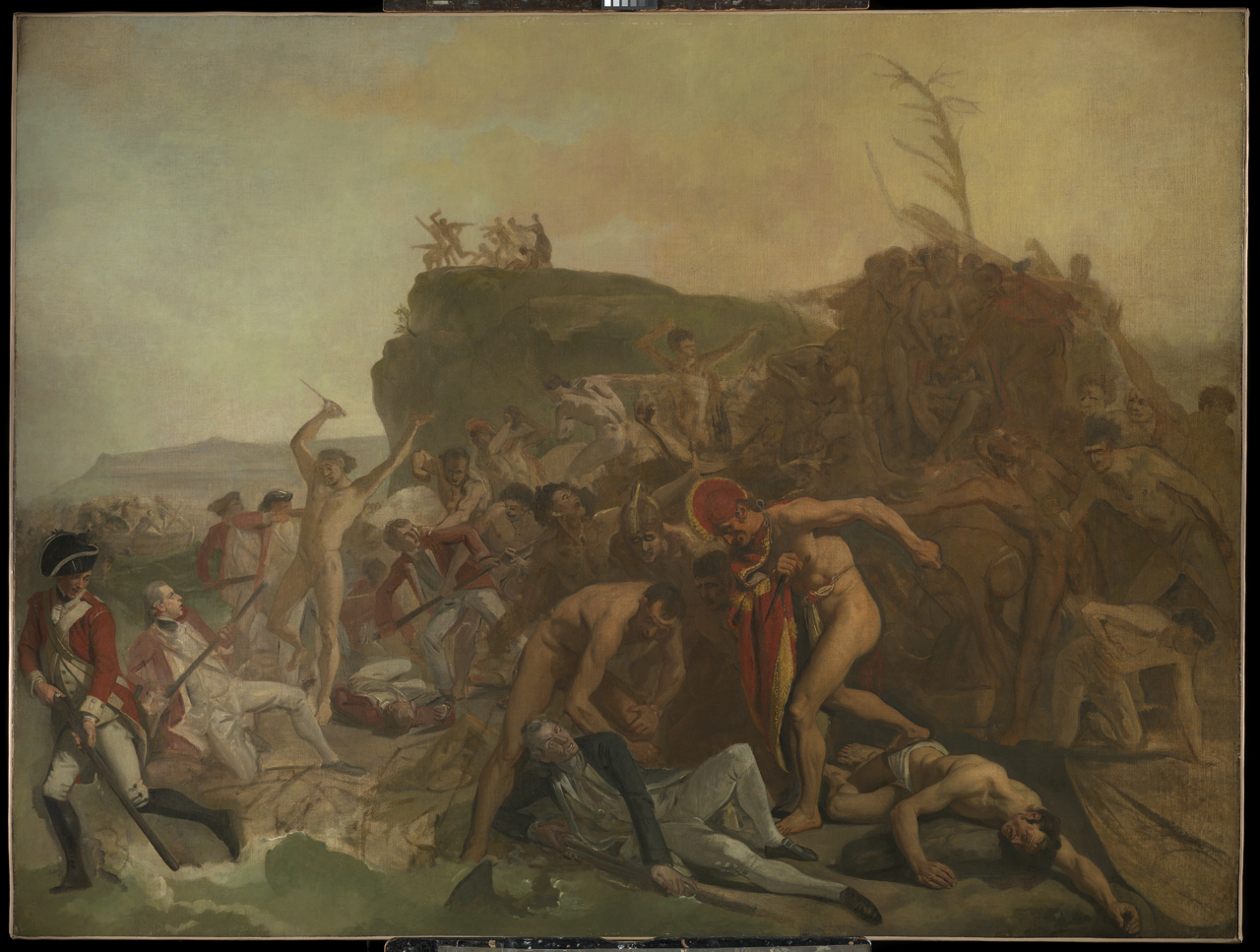 1280x967 The Death Of Captain James Cook, 14 February 1779 - Jim Cook Painting