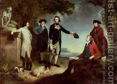 400x289 Captain James Cook 1728 79 Sir Joseph Banks 1743 1820 Lord - Jim Cook Painting
