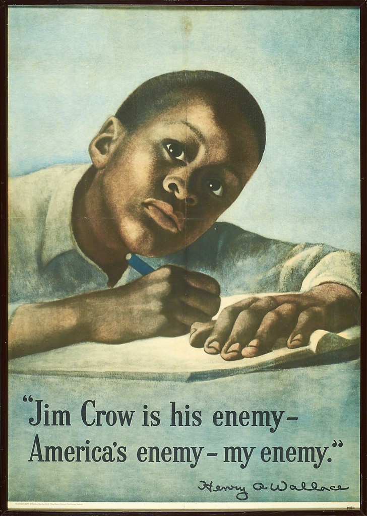 728x1024 Symeon Shimin Jim Crow Is His Enemy (1948) Artsy - Jim Crow Painting