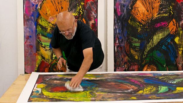 620x348 Jim Dine Very Generous, But Won'T Cross The Equator - Jim Dine Painting