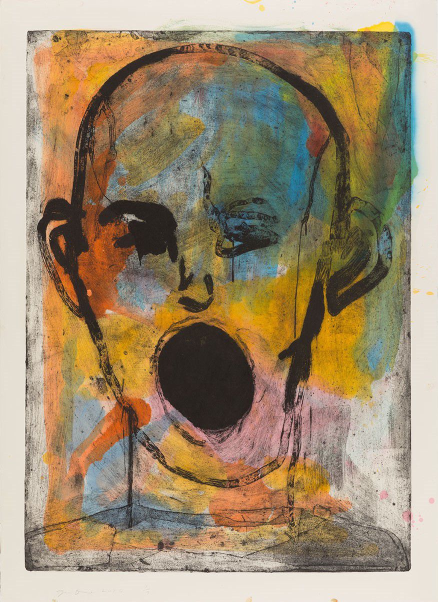 876x1204 Jim Dine. Poet Singing - Jim Dine Painting