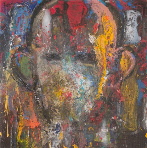 467x470 The King In Blue Heaven By Jim Dine On Artnet - Jim Dine Painting