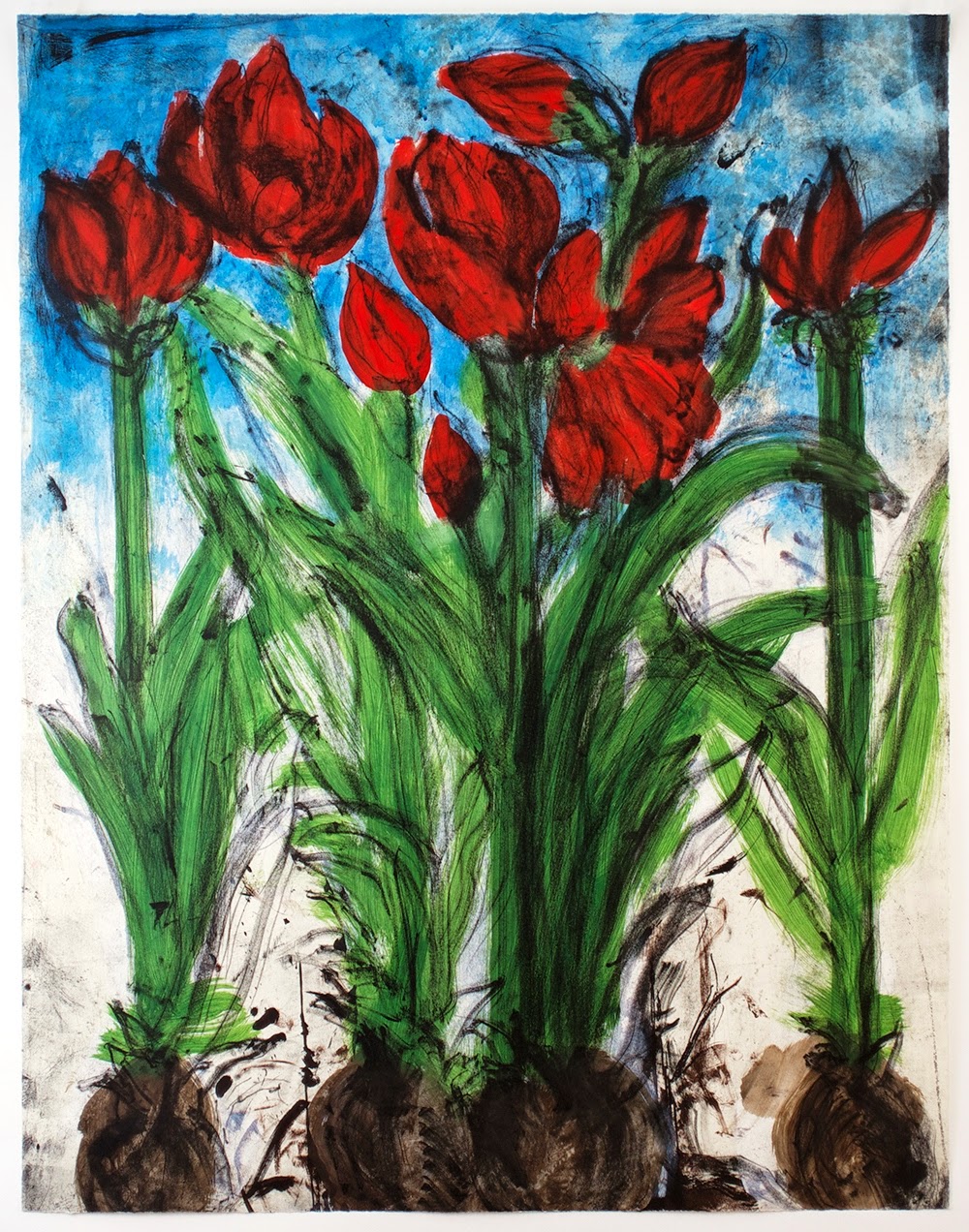 1000x1272 Walk To Free Art London 306 Paris, Amaryllis By Jim Dine - Jim Dine Painting