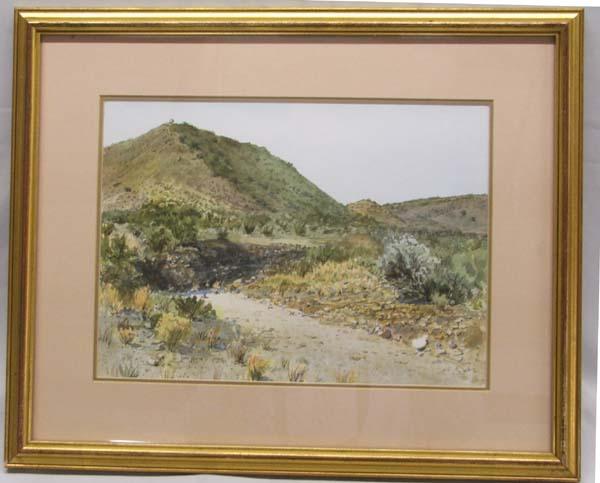600x483 Original Southwest Framed Watercolor By Jim Jones - Jim Jones Painting