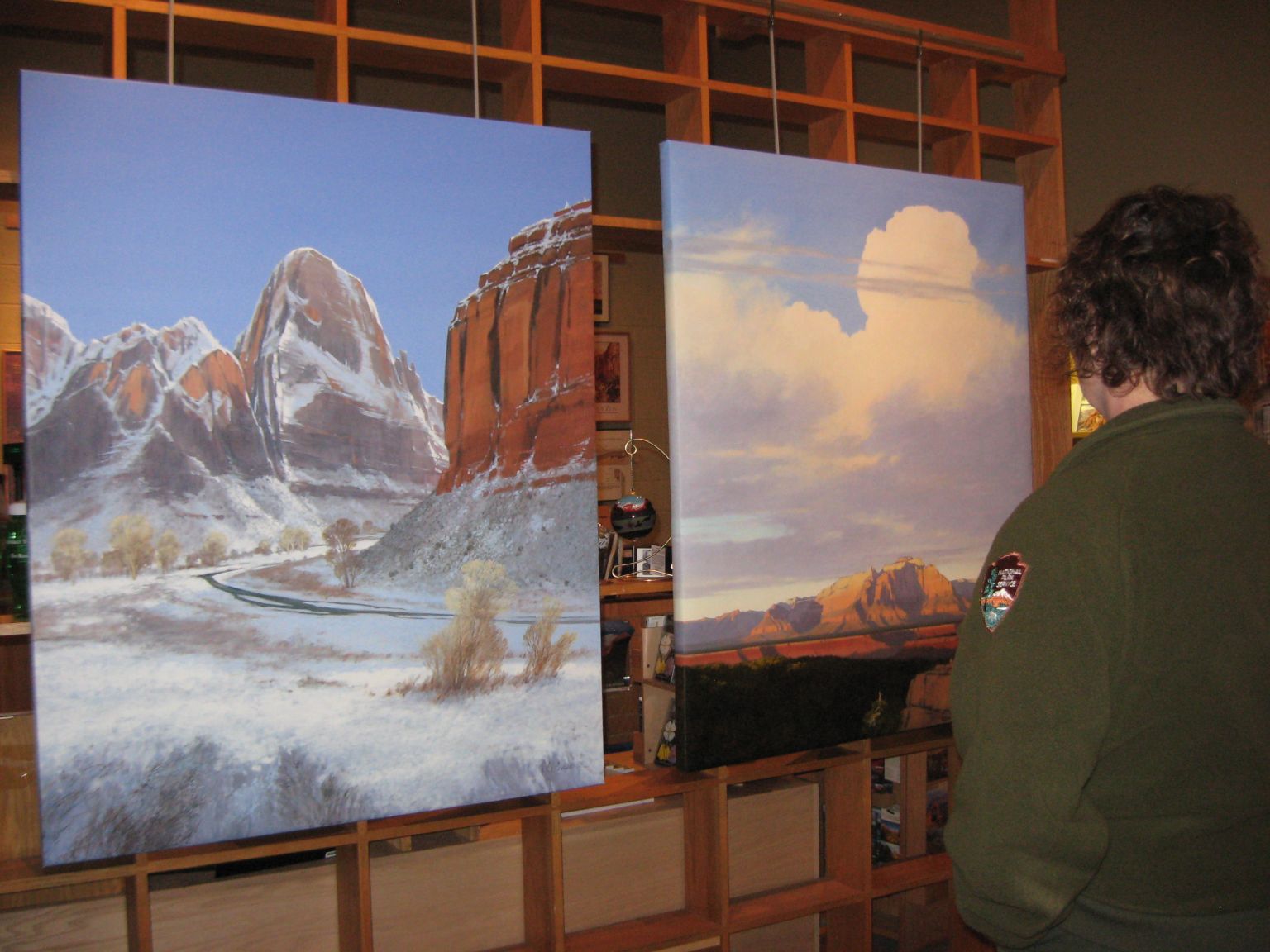 1536x1152 Zion National Park Announces Art Exhibition - Jim Jones Painting