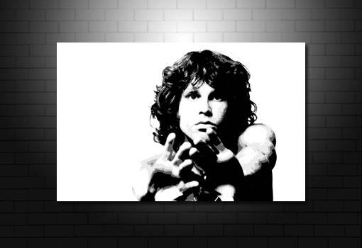 510x350 Jim Morrison Canvas Art - Jim Morrison Canvas Painting