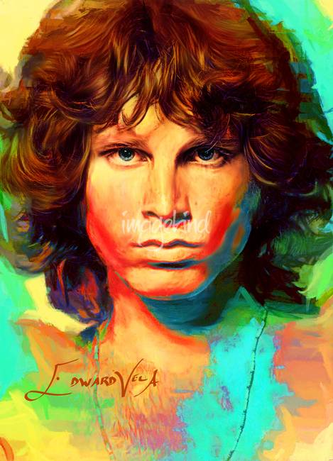 469x650 Stunning Jim Morrison Artwork For Sale On Fine Art Prints - Jim Morrison Canvas Painting
