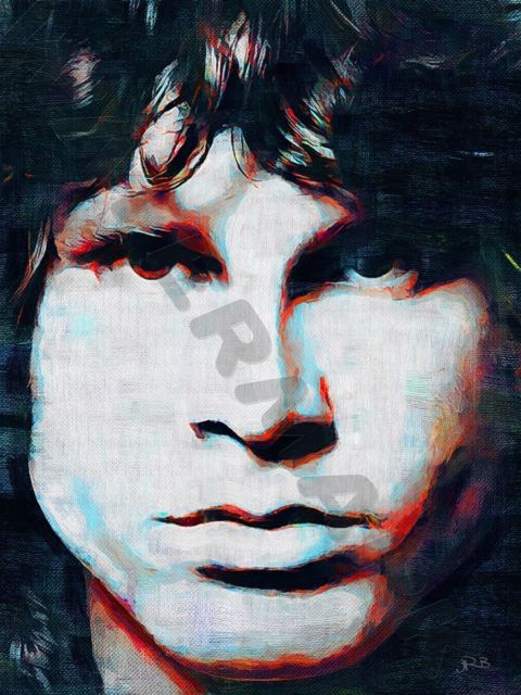 Jim Morrison Painting at PaintingValley.com | Explore collection of Jim ...