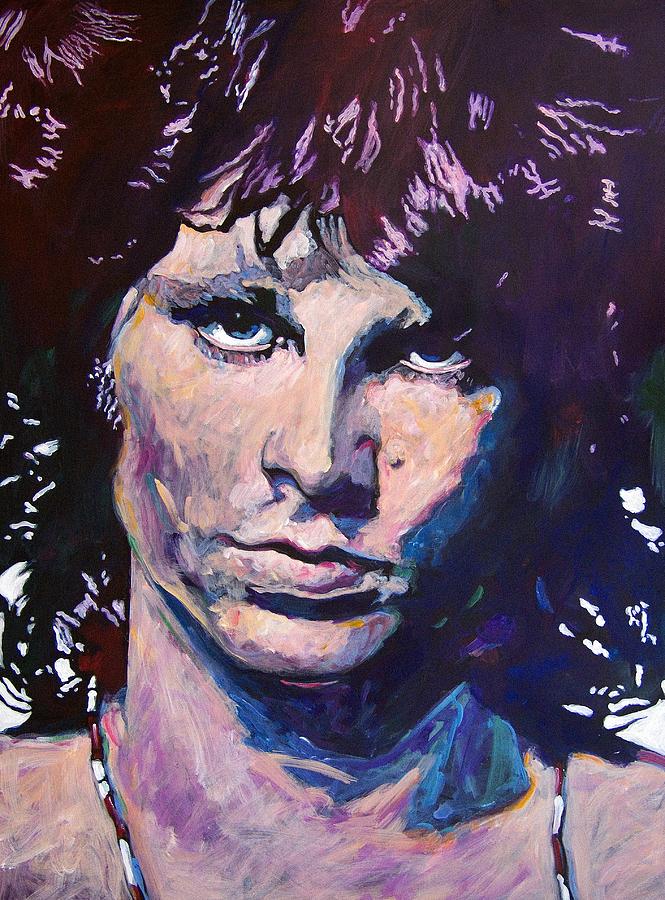 665x900 Jim Morrison The Lizard King Painting By David Lloyd Glover - Jim Morrison Painting