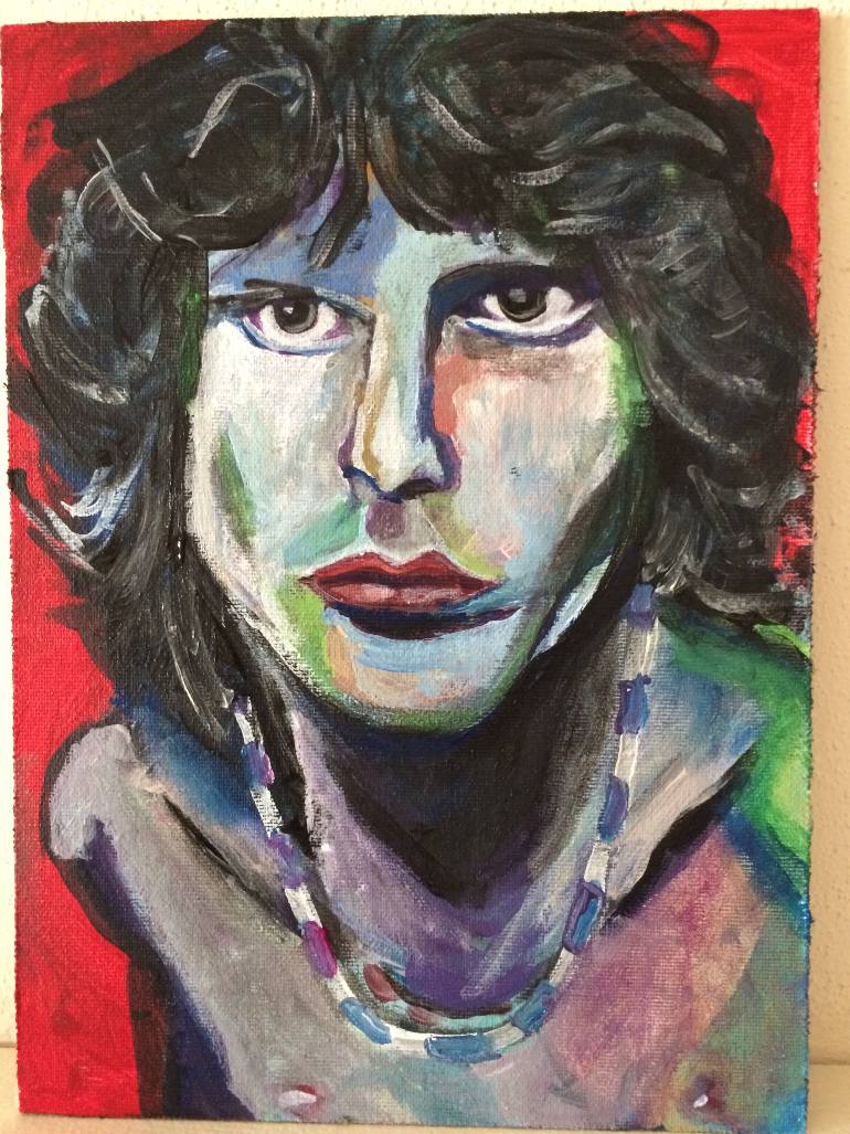 Jim Morrison Painting at PaintingValley.com | Explore collection of Jim ...