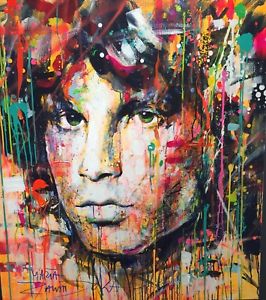 266x300 Very Rare Original Marta Zawadzka Jim Morrison 2017 The Doors La - Jim Morrison Painting