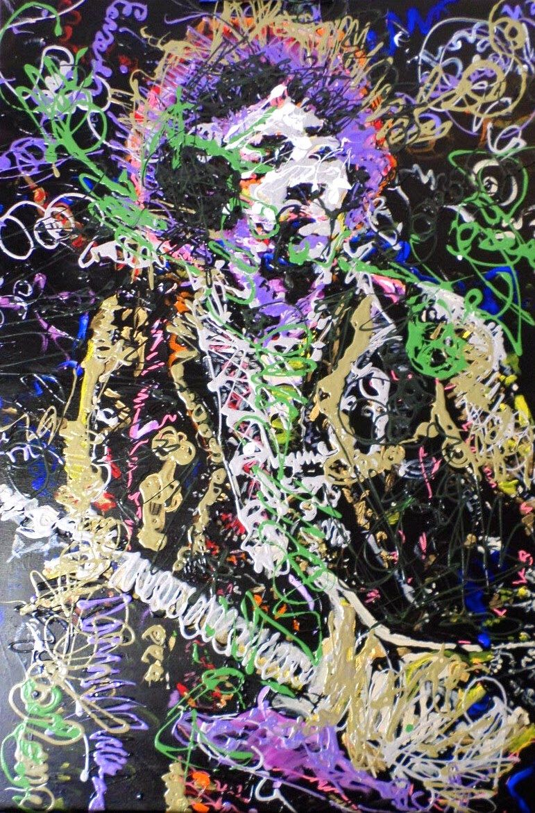 771x1171 A Personal Favorite From My Etsy Shop - Jimi Hendrix Abstract Painting