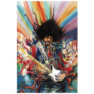 320x320 Posterskart Jimi Hendrix Abstract Painting Poster (12 X 18 Inch - Jimi Hendrix Abstract Painting