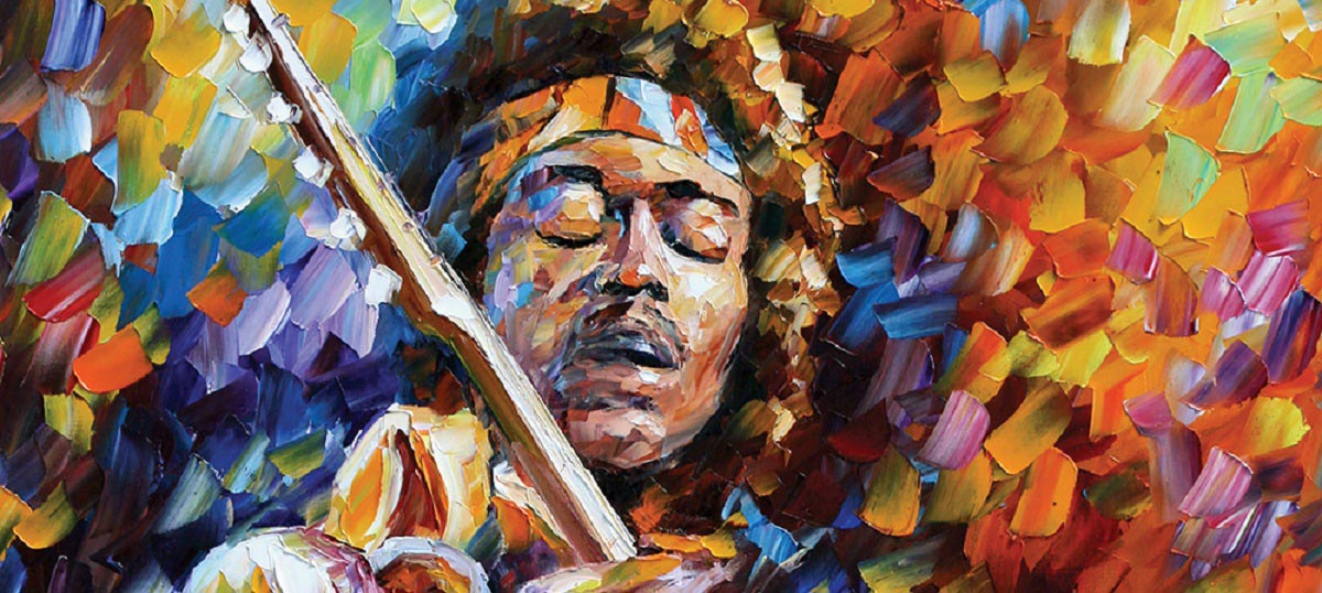 1200x538 Jimi Hendrix Canvas Art Icanvas - Jimi Hendrix Painting
