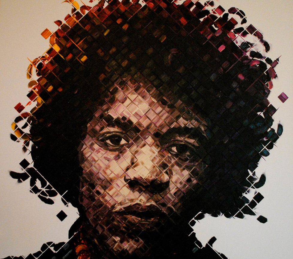 978x866 Jimi Hendrix Painting Charlie Hanavich Art - Jimi Hendrix Painting