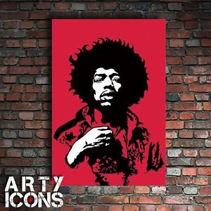 300x300 Superb Jimi Hendrix Painting On Deep Edge Block Canvas Experience - Jimi Hendrix Painting