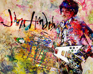 300x240 Jimi Hendrix Art, Hendrix Canvas Painting, Jimi Artwork, Hendrix - Jimi Hendrix Painting