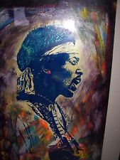 169x225 Jimi Hendrix Painting Ebay - Jimi Hendrix Splatter Painting