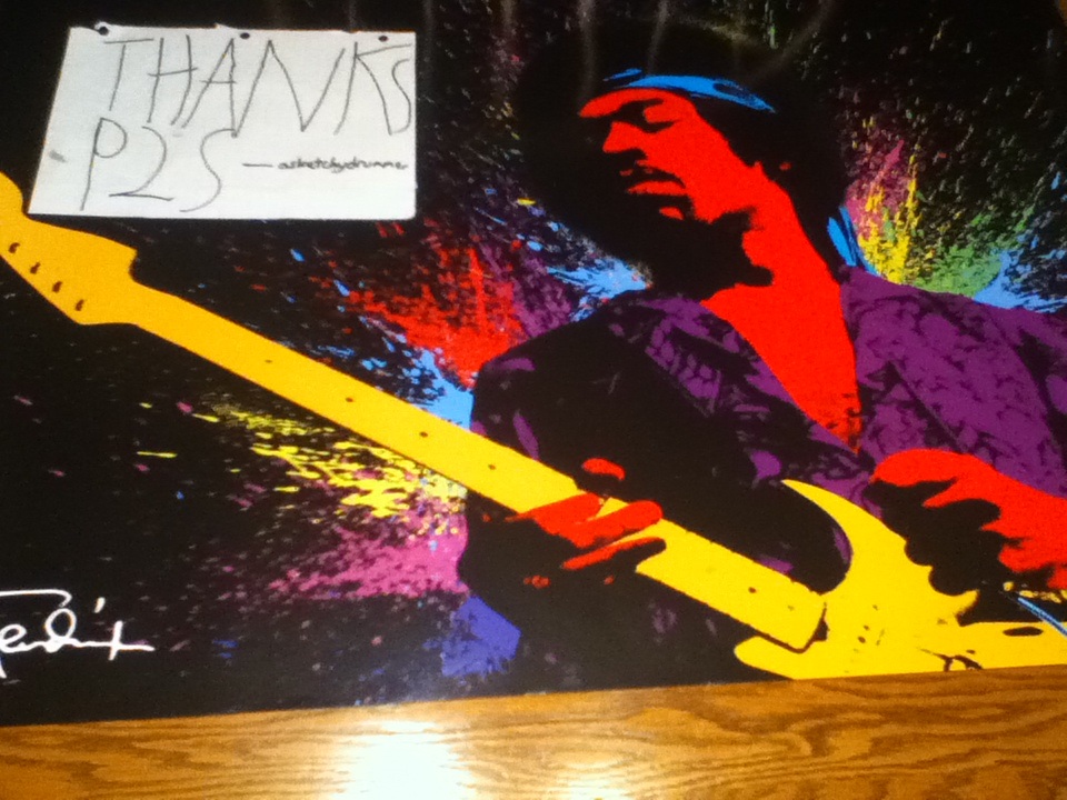 960x720 Points2shop - Jimi Hendrix Splatter Painting