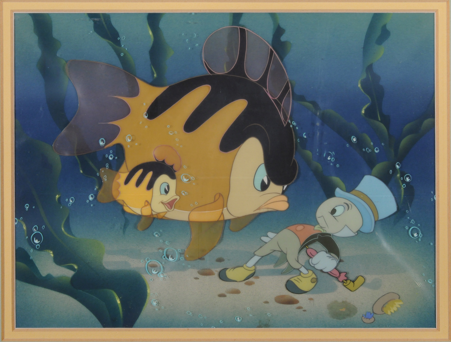 1500x1138 Jiminy Cricket Underwater - Jiminy Cricket Painting