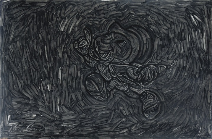 717x470 Black Painting, Jiminy Cricket By Pierre Bismuth On Artnet - Jiminy Cricket Painting