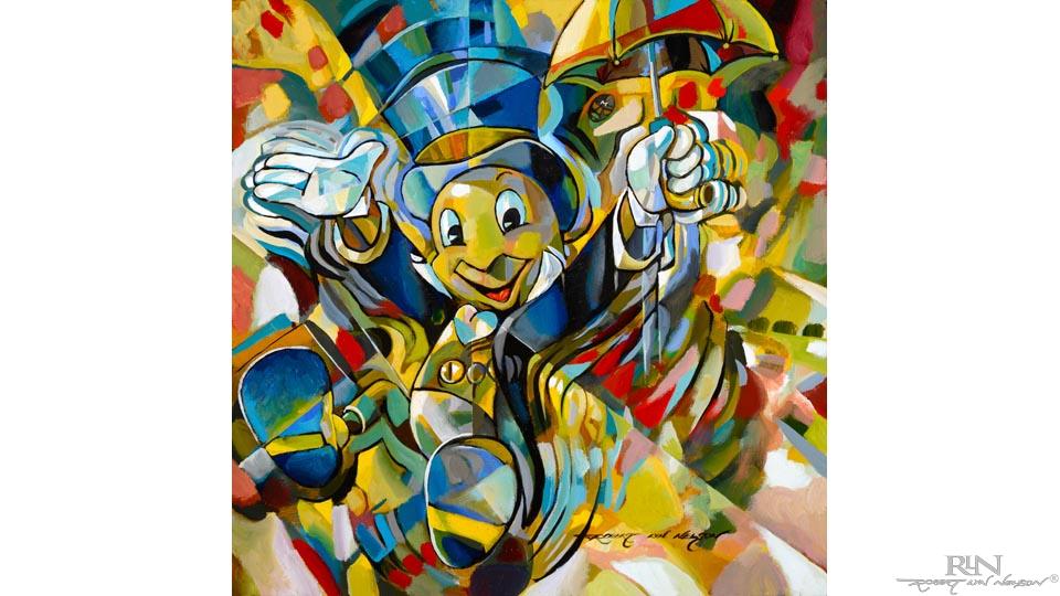 960x540 Robert Lyn Nelson Jiminy Cricket - Jiminy Cricket Painting