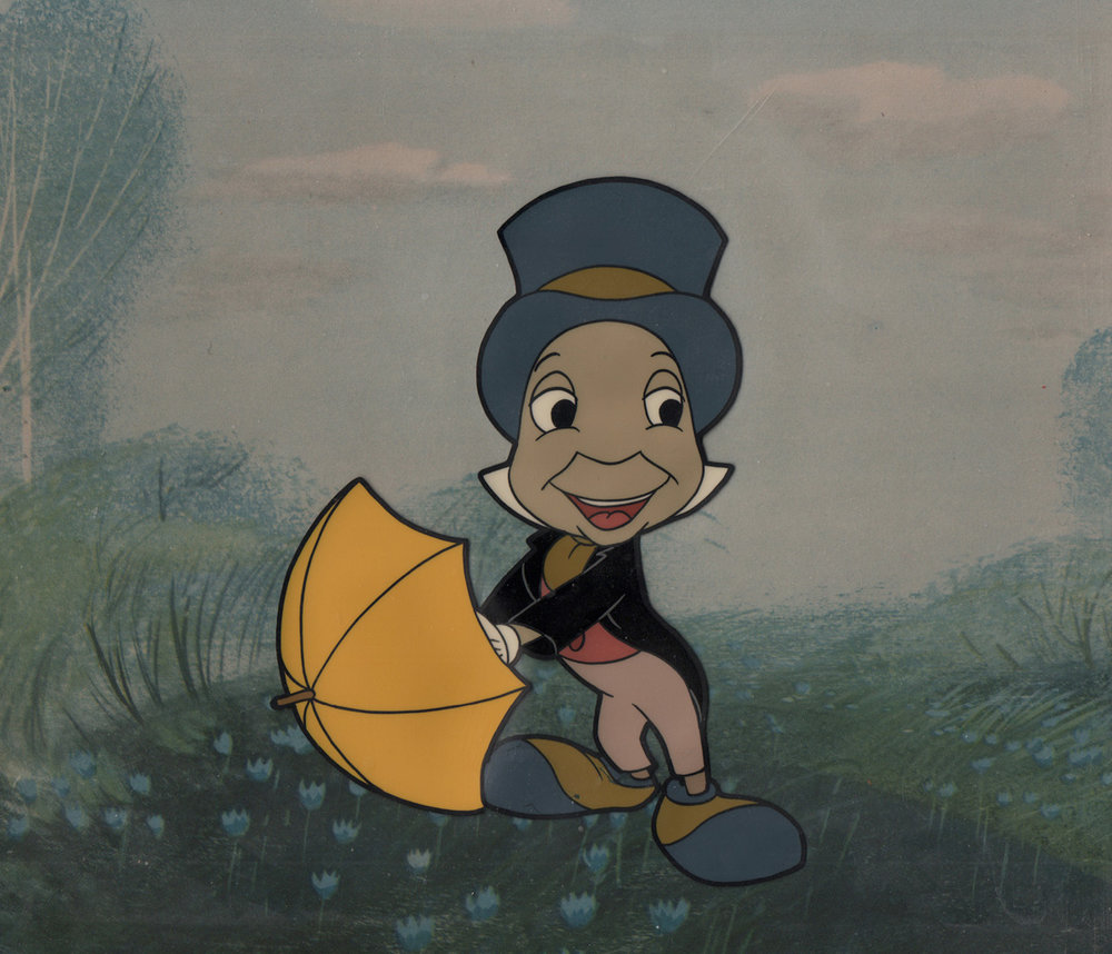 1000x858 Comic Mint - Jiminy Cricket Painting