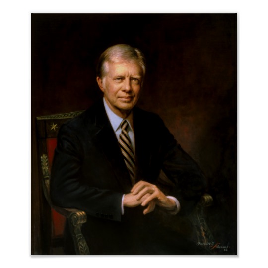 540x540 President Jimmy Carter Painting Poster - Jimmy Carter Painting