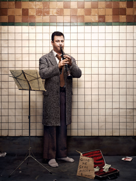 529x705 Jimmy Kimmel Takes On Brooklyn And New Rivals - Jimmy Kimmel Painting