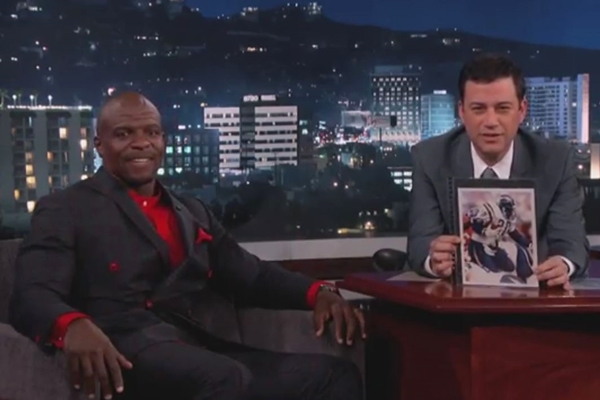 600x400 Terry Crews Reveals Secret Art Practice - Jimmy Kimmel Painting