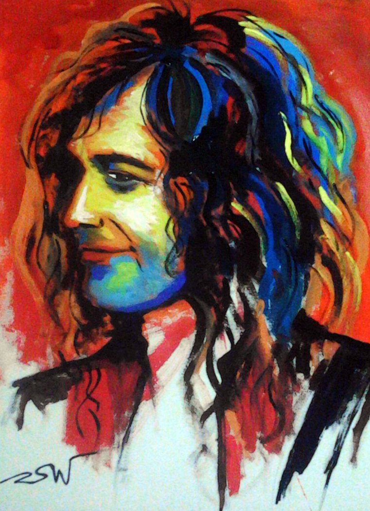 761x1049 Jimmy Page The Maestro By Vector10 - Jimmy Page Painting