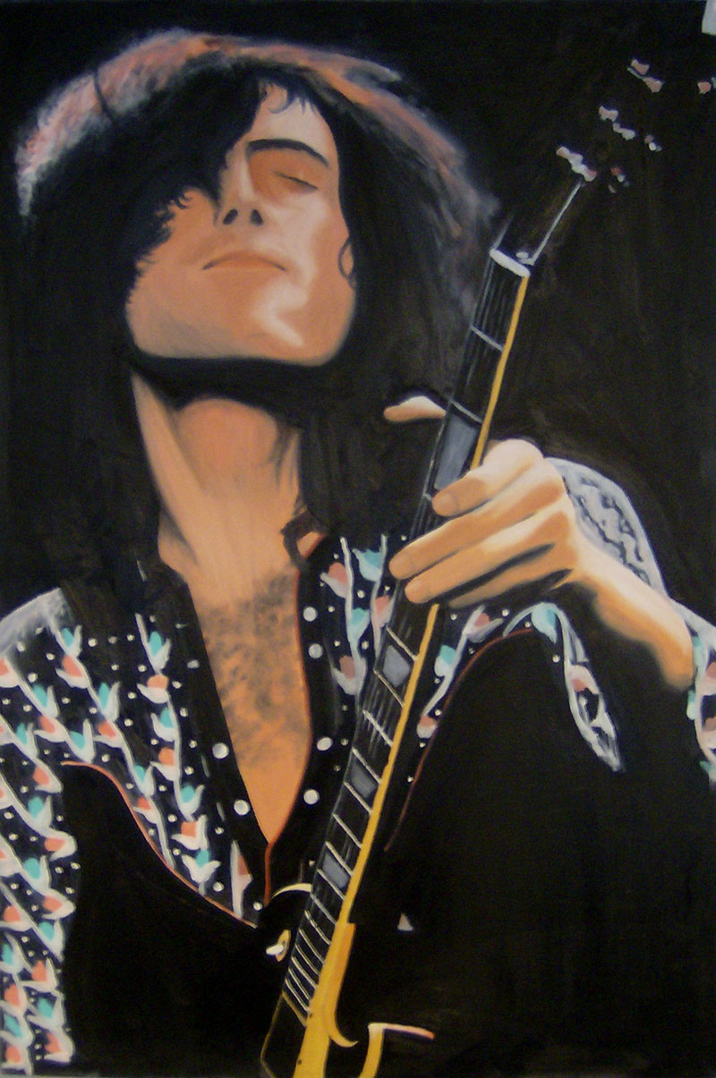 800x1205 Jimmy Page - Jimmy Page Painting