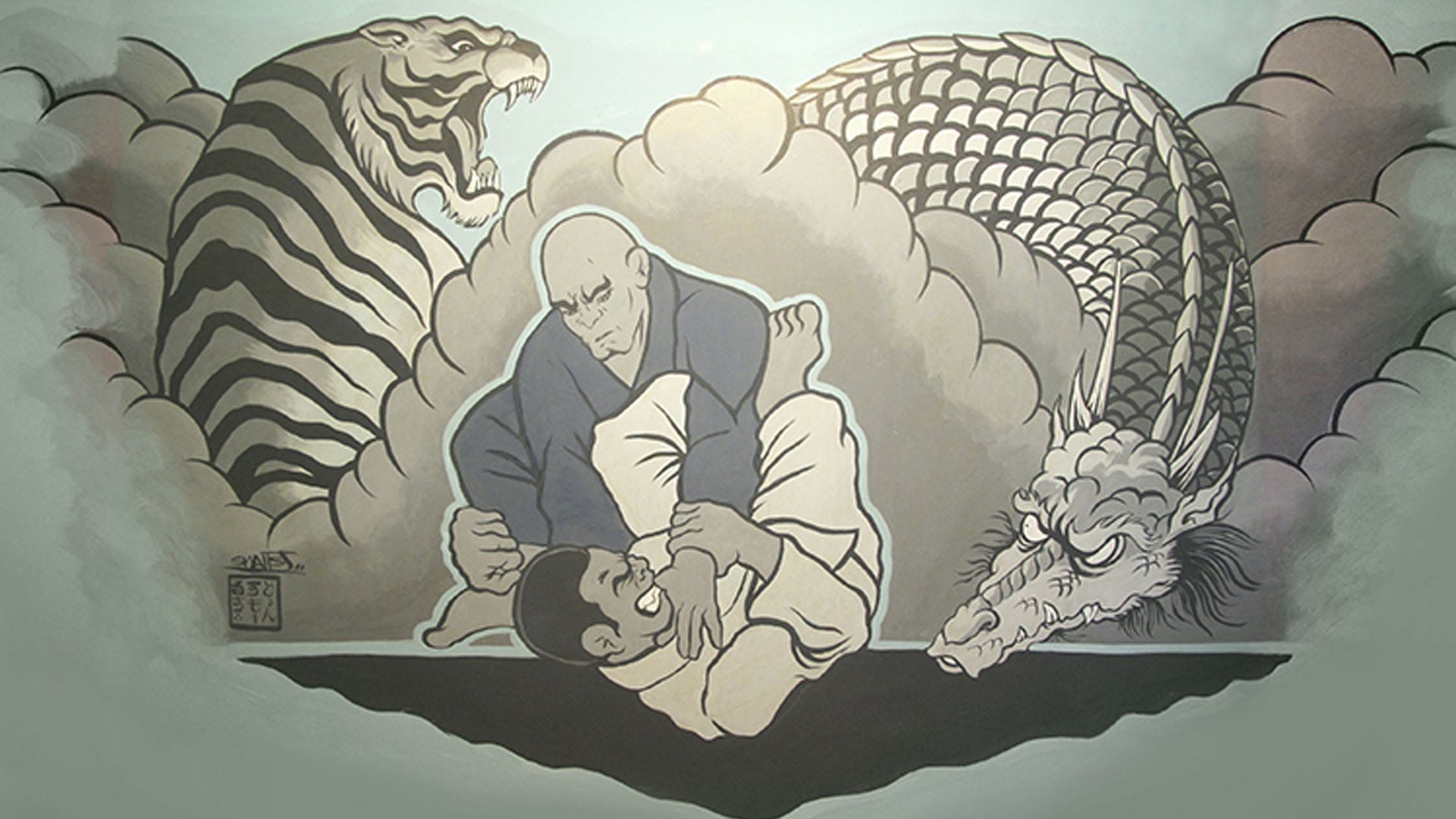 Jiu Jitsu Painting at Explore collection of Jiu