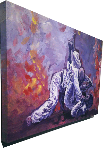 Jiu Jitsu Painting at PaintingValley.com | Explore collection of Jiu ...