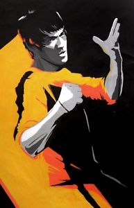 193x300 Bruce Lee 28x16 Oil Painting,not Print Or Poster,framing Avail - Jiu Jitsu Painting