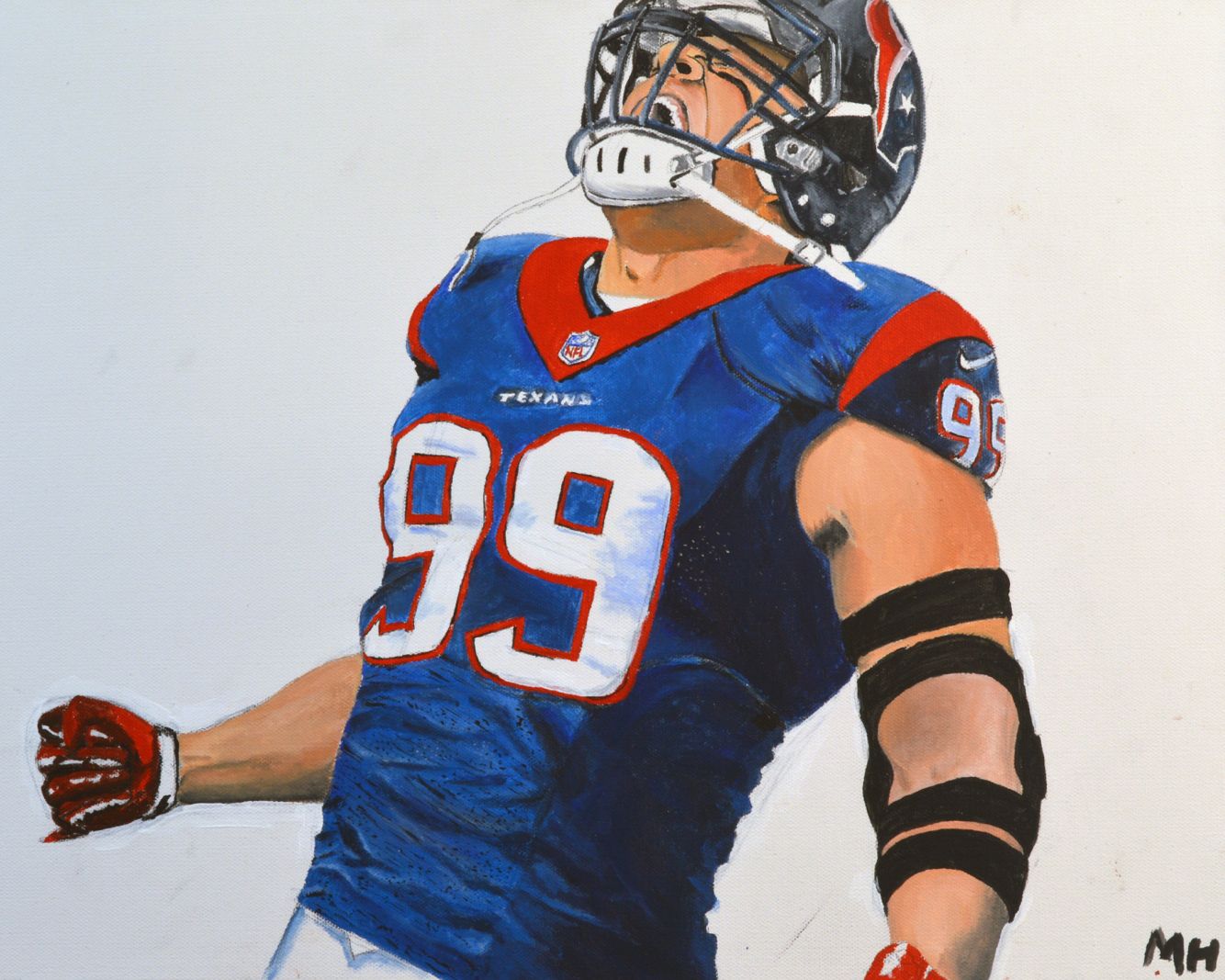 Jj Watt Painting