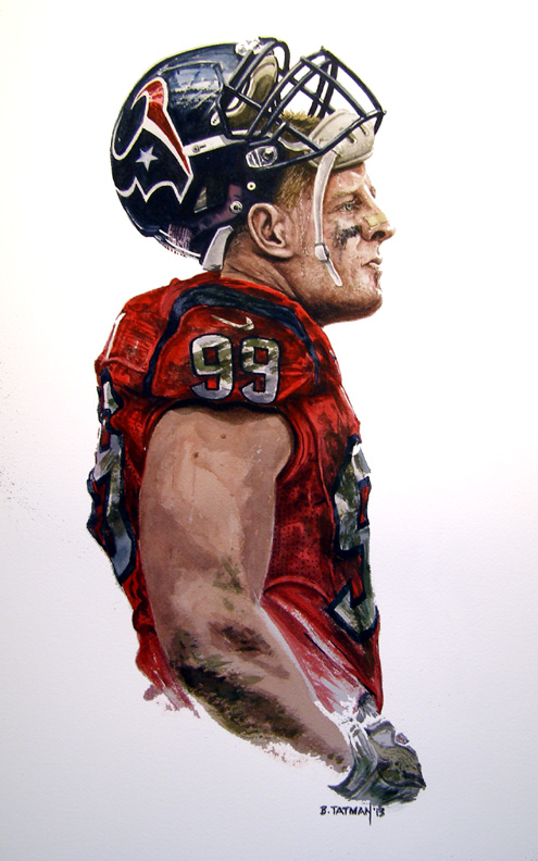 495x792 Jj Watt - Jj Watt Painting