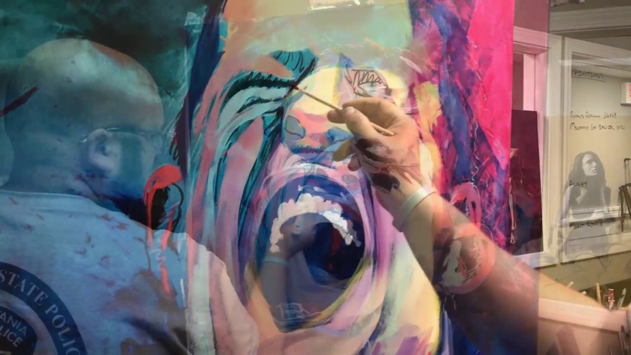 1280x720 Jj Watt Painting By Joe Everson - Jj Watt Painting