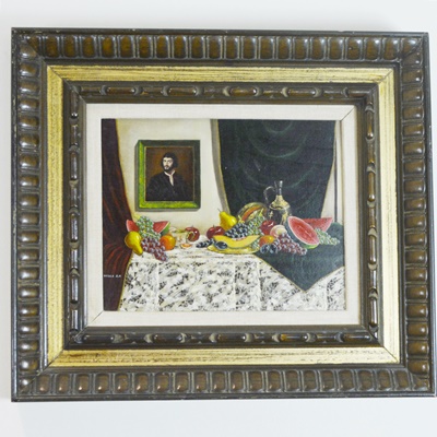 400x400 Viola J.k. Original Still Life Oil Painting Ebth - Jk Painting