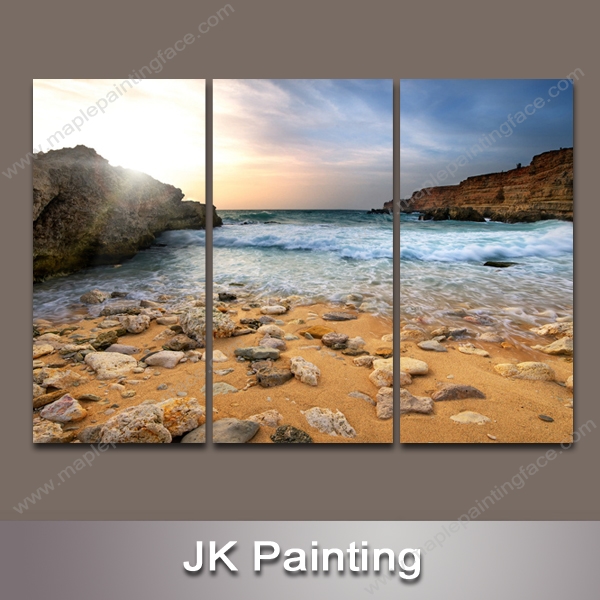 600x600 Canvas Fine Art Seascape Print Wall Pictures From Realistic Oil - Jk Painting