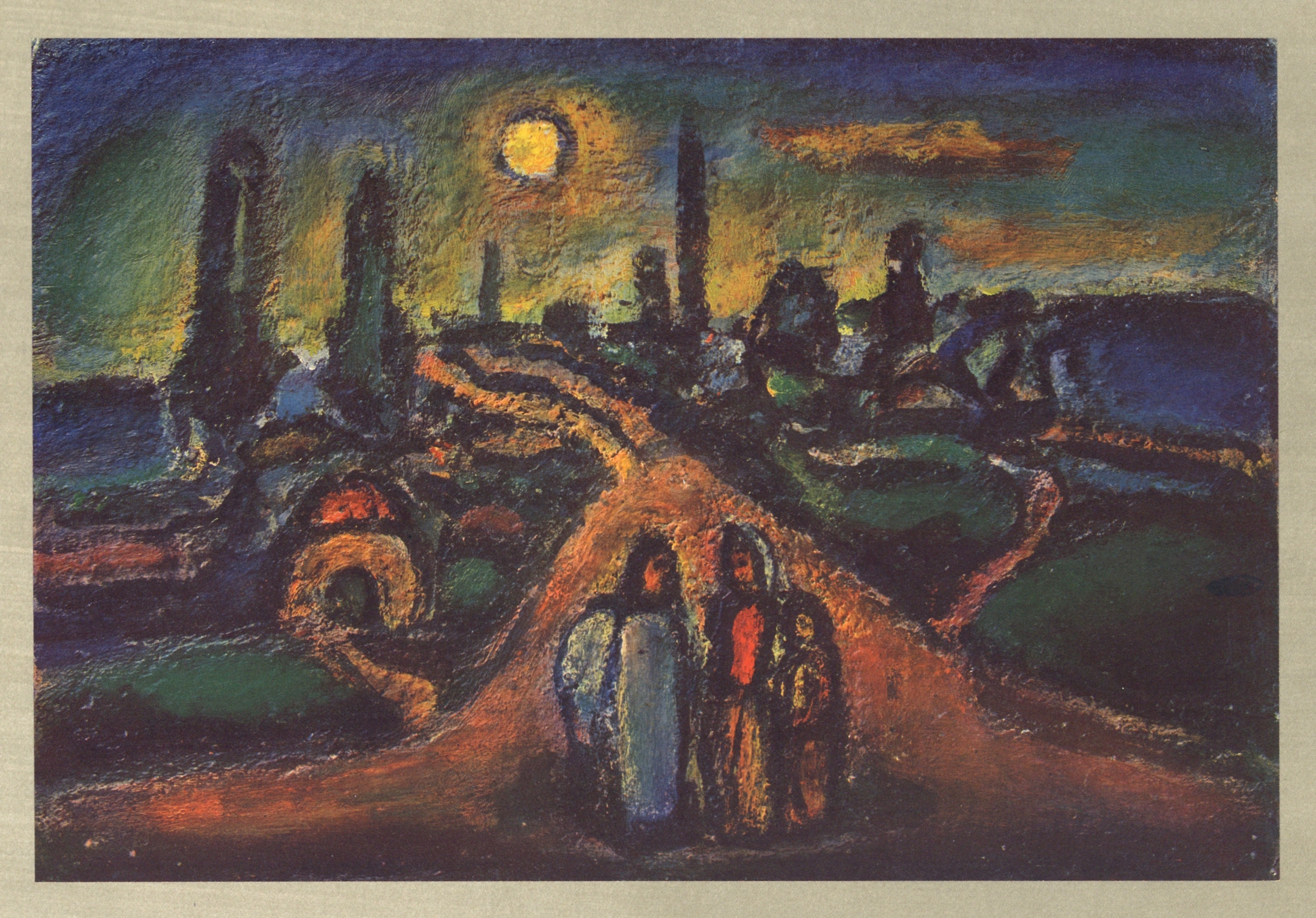 3024x2108 Georges Rouault Crepuscule Stella Vespertina - Joan Burr Painting