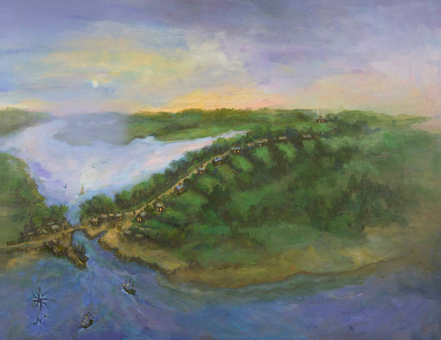 623x480 How Artist Joan Brancale Designed The Exhibit Mural - Joan Burr Painting